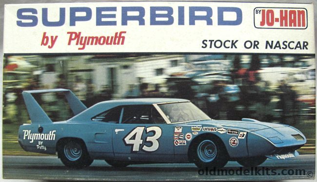 Jo-Han 1/25 Plymouth Superbird - Stock or Racing Versions, C-102-200 plastic model kit